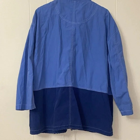 Jantzen Vintage 90s Women’s Blue Two-Tone Sailing Jacket - Picture 4 of 4